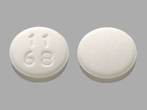 Imprint 11 68 - atenolol/chlorthalidone 100 mg / 25 mg