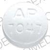 Image 1 - Imprint AP 7047 - captopril 50 mg