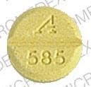 Image 1 - Imprint A 585 - Atamet 25 mg / 100 mg