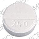 Image 1 - Imprint 240 WPPh - chlorothiazide 250 mg