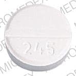 Imprint 245 WPPh - chlorothiazide 500 mg