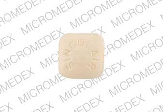 Imprint SINGULAIR MRK 117 - Singulair 10 mg