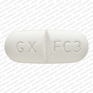 Image 1 - Imprint GXFC3 - Combivir 150 mg / 300 mg