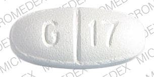 Imprint G 17 LL - gemfibrozil 600 MG