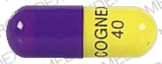 Image 1 - Imprint COGNEX 40 - Cognex 40 mg