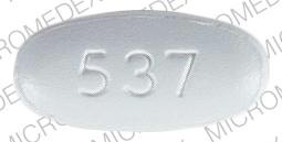 Pill Finder: 93 537 White Elliptical / Oval - Medicine.com