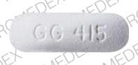 Image 1 - Imprint GG 415 - metoprolol 100 mg