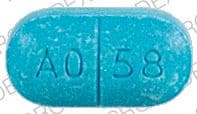 Image 1 - Imprint AO 58 - guaifenesin/phenylpropanolamine 400 MG-75 MG