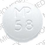 Imprint MP 58 - carisoprodol 350 mg