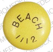 Image 1 - Imprint BEACH 1112 - methenamine/sodium acid phosphate methenamine mandelate 350 mg / sodium phosphate (monohydrate) 200 mg