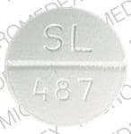 Imprint SL 487 - verapamil 120 mg
