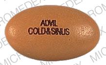 Image 1 - Imprint ADVIL COLD & SINUS - Advil Cold and Sinus 200 mg / 30 mg