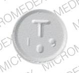 Image 1 - Imprint T 109 - carbamazepine 200 mg