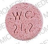 Image 1 - Imprint WC 242 - carbamazepine 100 mg