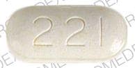 Imprint 221 B L - amoxicillin 125 MG