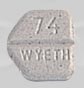 Image 1 - Imprint 74 WYETH W 8 - Wytensin 8 MG