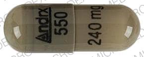 Image 1 - Imprint Andrx 550 240 mg - Diltia XT 240 mg