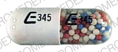 Image 1 - Imprint E 345 E 345 - caramiphen/phenylpropanolamine caramiphen edisylate 40 mg / phenylpropanolamine hydrochloride 75 mg