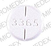 Imprint 3365 RUGBY - bethanechol 10 mg