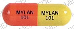 Image 1 - Imprint MYLAN 101 MYLAN 101 - tetracycline 250 mg