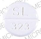 Imprint SL 323 - bethanechol 5 mg