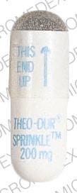 Image 1 - Imprint THEO-DUR SPRINKLE 200mg THIS END UP - Theo-Dur 200 MG