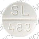 Imprint SL 483 - theophylline 100 mg