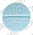Imprint GG 240 - glyburide 5 mg