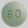 Imprint OC 80 - OxyContin 80 mg