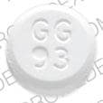 Imprint GG 93 - lorazepam 2 mg