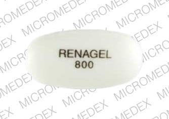 Image 1 - Imprint RENAGEL 800 - Renagel 800 mg