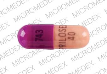 Image 1 - Imprint 743 PRILOSEC 40 - Prilosec 40 mg