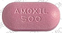 Image 1 - Imprint AMOXIL 500 - Amoxil 500 mg