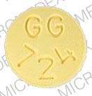 Image 1 - Imprint GG 724 - naproxen 250 mg