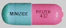 Image 1 - Imprint MINIZIDE PFIZER 432 - Minizide 0.5 MG-2 MG