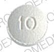 Imprint OC 10 - OxyContin 10 mg