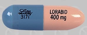 Image 1 - Imprint Lilly 3171 LORABID 400 mg - Lorabid Pulvules 400 mg