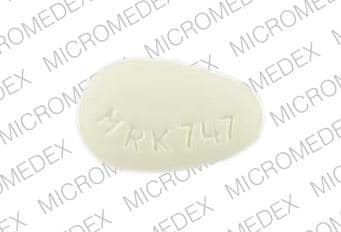 Imprint HYZAAR MRK 747 - Hyzaar 25 mg / 100 mg