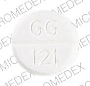 Image 1 - Imprint 4 GG 121 - acetaminophen/codeine 300 mg / 60 mg
