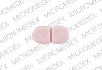 Imprint AMA RYL LOGO - Amaryl 1 mg