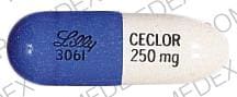 Image 1 - Imprint Lilly 3061 CECLOR 250 mg - Ceclor Pulvules 250 mg