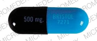 Imprint BRISTOL 7271 500 mg - cefadroxil 500 mg