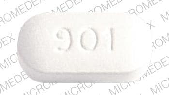 Image 1 - Imprint W 901 - Naprelan naproxen sodium 412.5 mg (equiv. naproxen 375 mg)