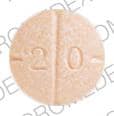 Imprint AD 20 - Adderall 20 mg