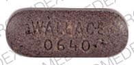 Image 1 - Imprint WALLACE 0640 - carbetapentane/chlorpheniramine/phenylephrine 60 mg / 5 mg / 10 mg