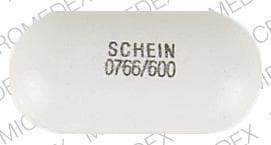 Image 1 - Imprint SCHEIN 0766/600 - ibuprofen 600 mg