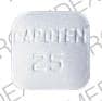 Image 1 - Imprint CAPOTEN 25 - Capoten 25 mg