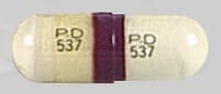 Image 1 - Imprint P-D 537 P-D 537 - Celontin 150 mg