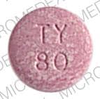 Image 1 - Imprint TY 80 - Children's Tylenol 80 mg