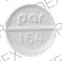 Imprint par 164 - benztropine 0.5 mg